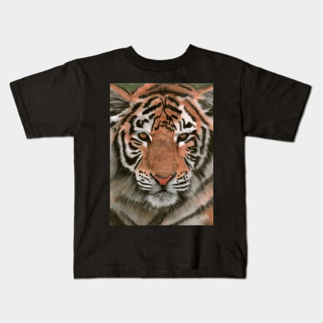 Tiger Kids T-Shirt by teenamarie23art